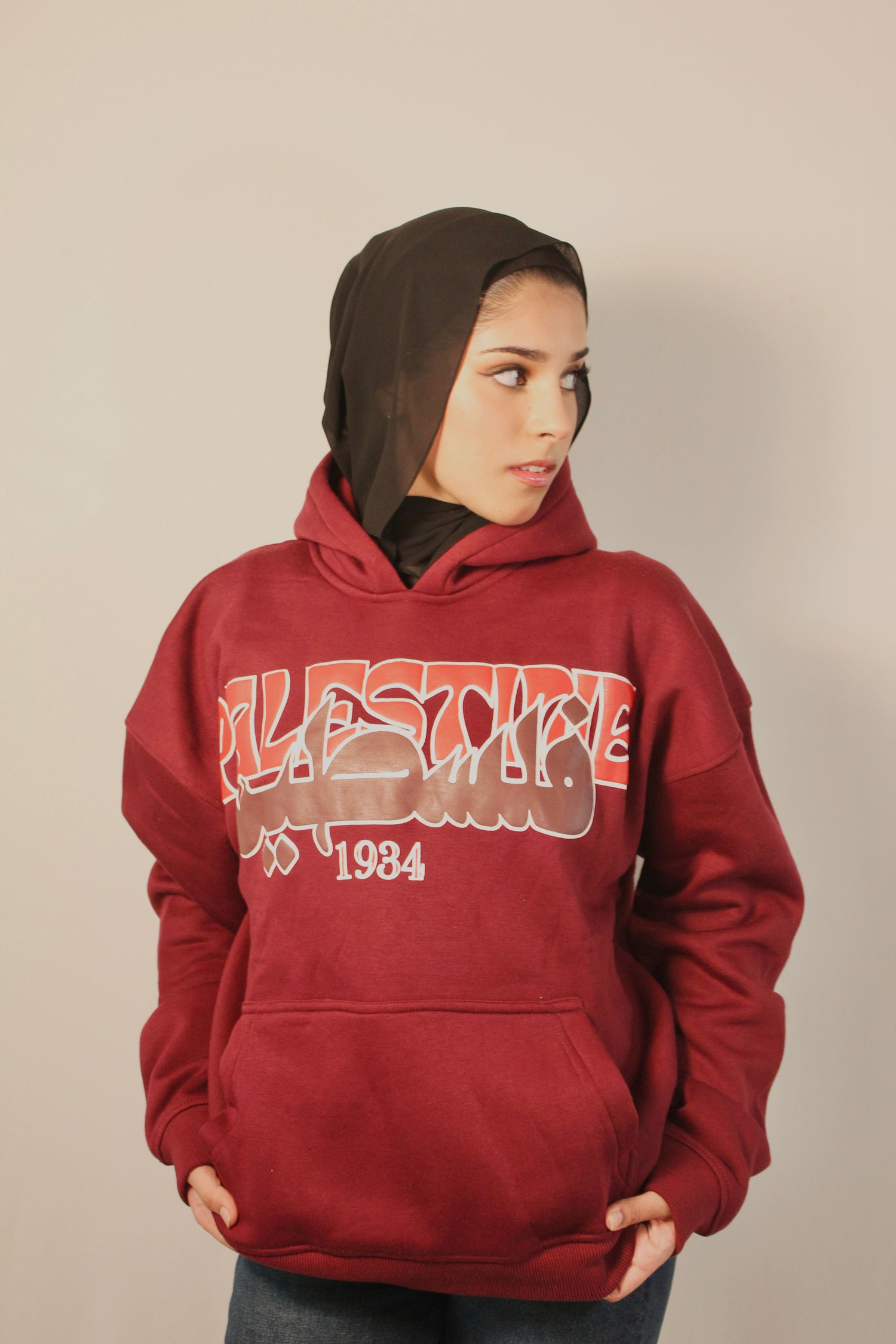 Puff print hoodies