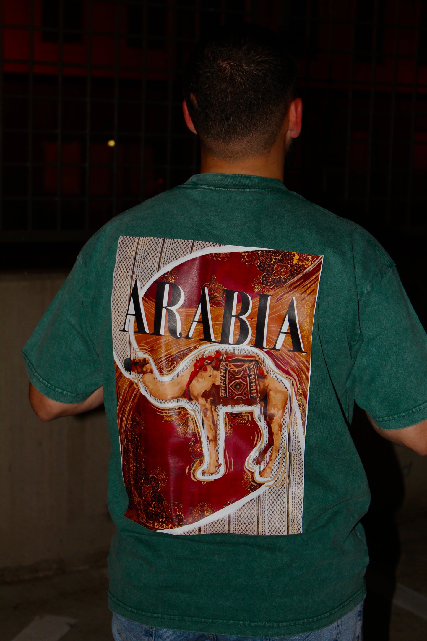 Arabia camel tee shirt