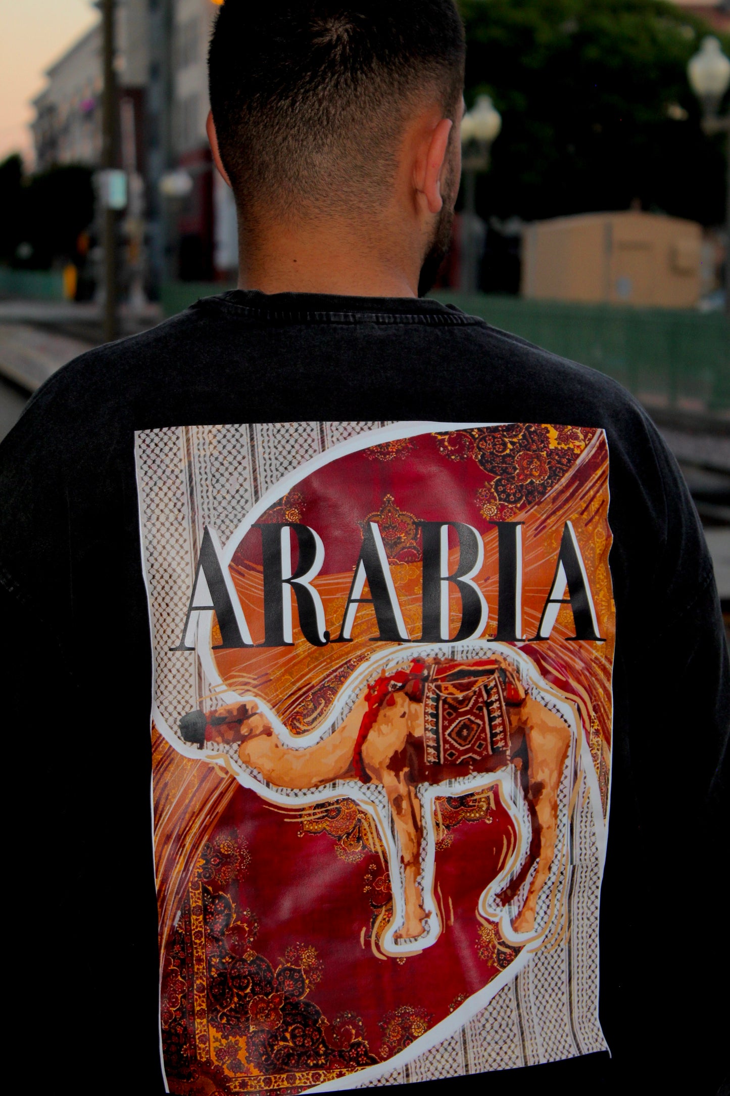 Arabia camel tee shirt